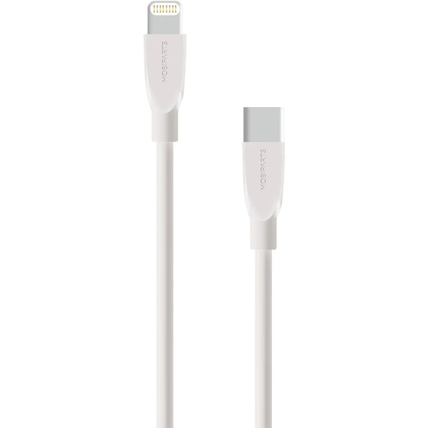 Mobiparts USB-C naar Lightning kabel 1m Wit