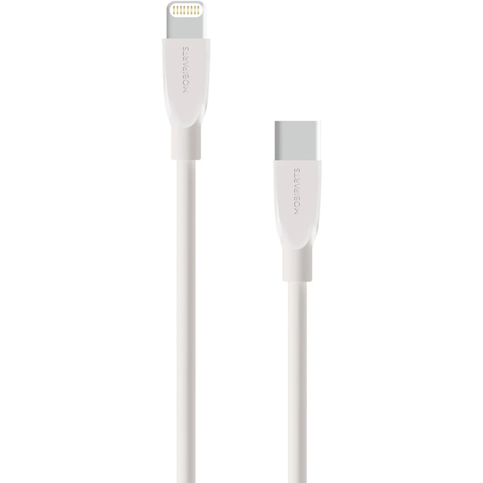Mobiparts USB-C naar Lightning kabel 1m Wit