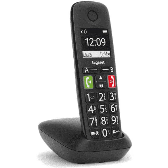 Gigaset E290R DUO Huistelefoon Zwart