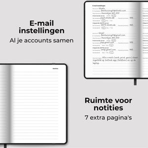 Systemyze Wachtwoordenboekje met Alfabet