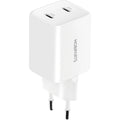 Mobiparts Adapter Dual USB-C 35W Wit
