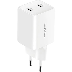 Mobiparts Adapter Dual USB-C 35W Wit