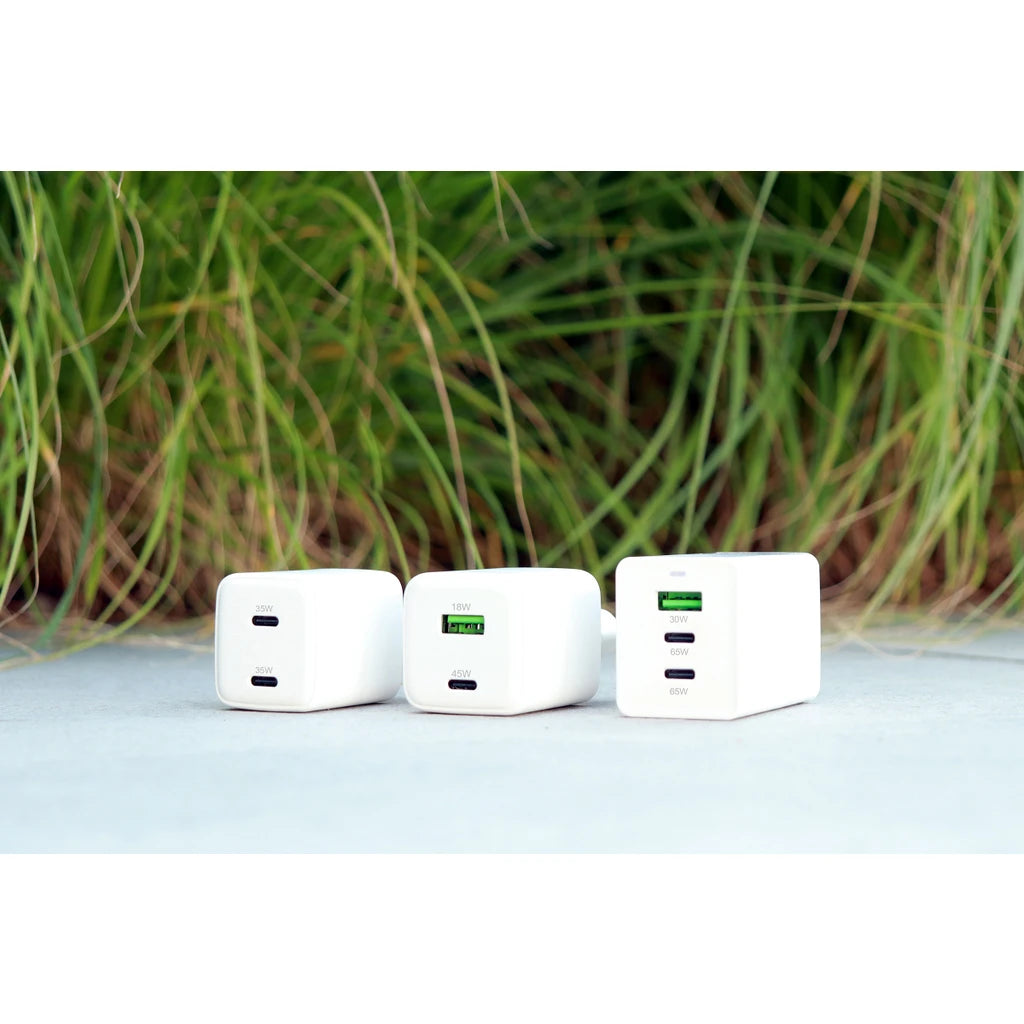 Mobiparts Adapter USB-C en USB-A 45W Wit