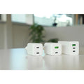Mobiparts Adapter Dual USB-C 35W Wit
