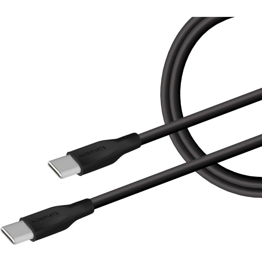 Mobiparts Adapter USB-C en USB-A 20W Zwart - met USB-C Kabel