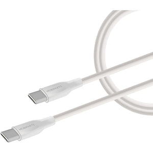 Mobiparts Adapter USB-C en USB-A 20W Wit - met USB-C Kabel