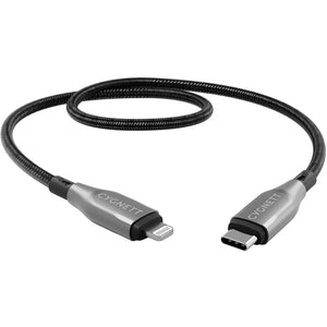 Cygnett Armoured Braided Kabel USB-C naar Lightning 50cm Zwart