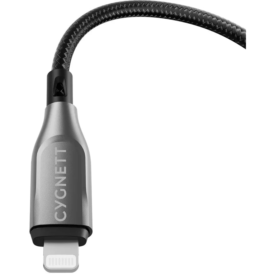 Cygnett Armoured Braided Kabel USB-C naar Lightning 50cm Zwart