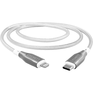 Cygnett Armoured Braided Kabel USB-C naar Lightning 2m Wit
