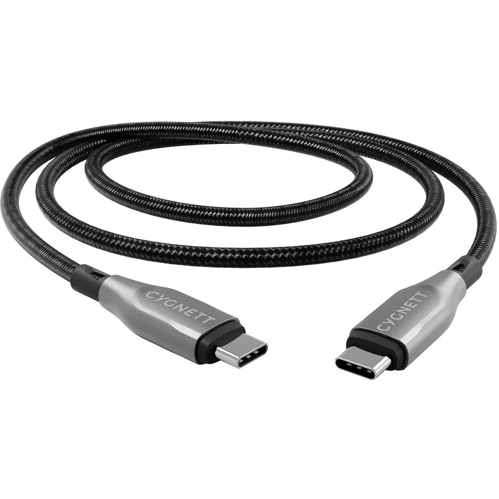 Cygnett Armoured Braided Kabel USB-C naar USB-C 2m Zwart