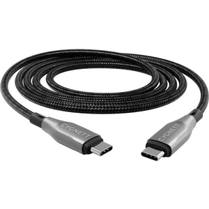 Cygnett Armoured Braided Kabel USB-C naar USB-C 3m Zwart