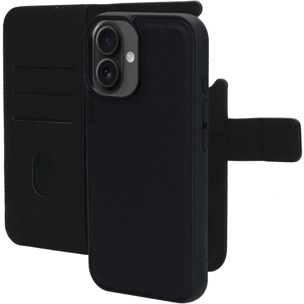 Mobiparts Leather 2 in 1 Wallet Case Apple iPhone Zwart