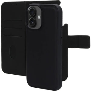 Mobiparts Leather 2 in 1 Wallet Case Apple iPhone Zwart