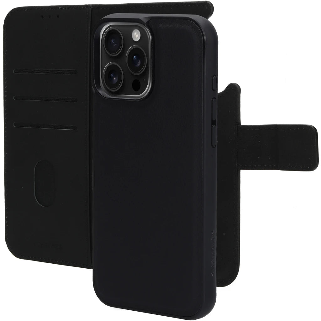 Mobiparts Leather 2 in 1 Wallet Case Apple iPhone Zwart