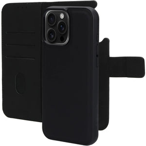 Mobiparts Leather 2 in 1 Wallet Case Apple iPhone Zwart