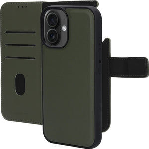 Mobiparts Leather 2 in 1 Wallet Case Apple iPhone Groen