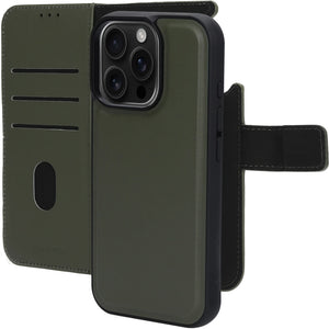 Mobiparts Leather 2 in 1 Wallet Case Apple iPhone Groen