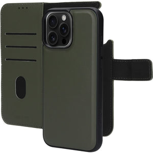 Mobiparts Leather 2 in 1 Wallet Case Apple iPhone Groen