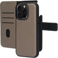 Mobiparts Leather 2 in 1 Wallet Case Apple iPhone Taupe