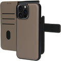 Mobiparts Leather 2 in 1 Wallet Case Apple iPhone Taupe