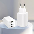 Mobiparts Adapter Dual USB-C en USB-A 65W Wit