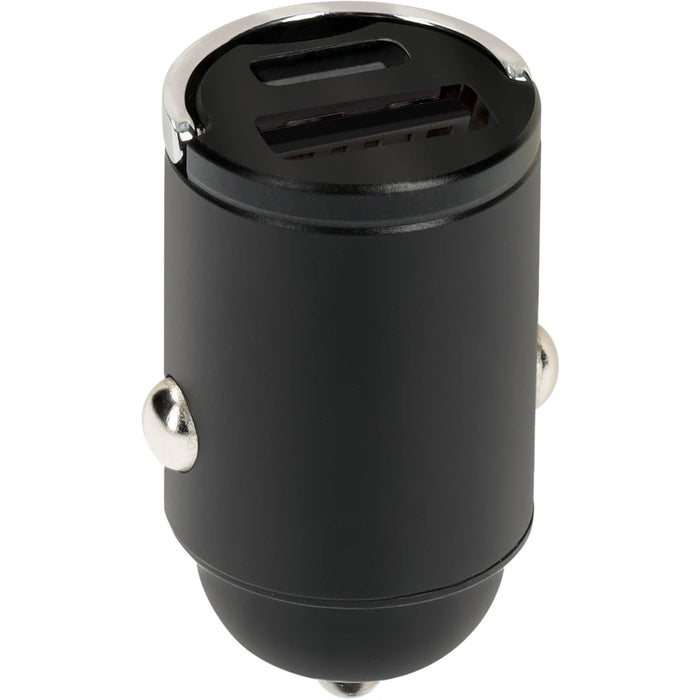 Mobiparts Auto Adapter USB-C en USB-A 30W Zwart