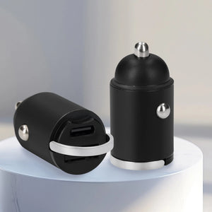 Mobiparts Auto Adapter USB-C en USB-A 30W Zwart