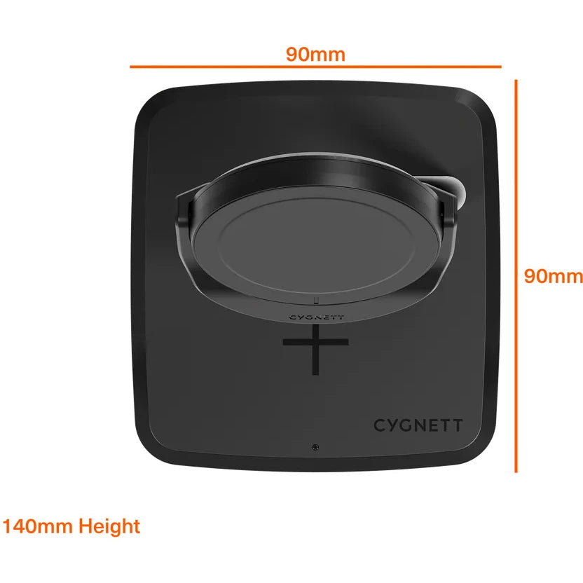 Cygnett Qi2 Draadloze 2 in 1  Oplader 15W Zwart