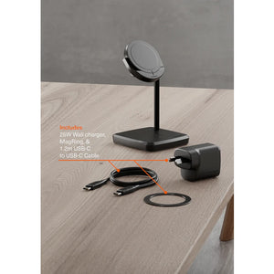 Cygnett Qi2 Draadloze 2 in 1  Oplader 15W Zwart