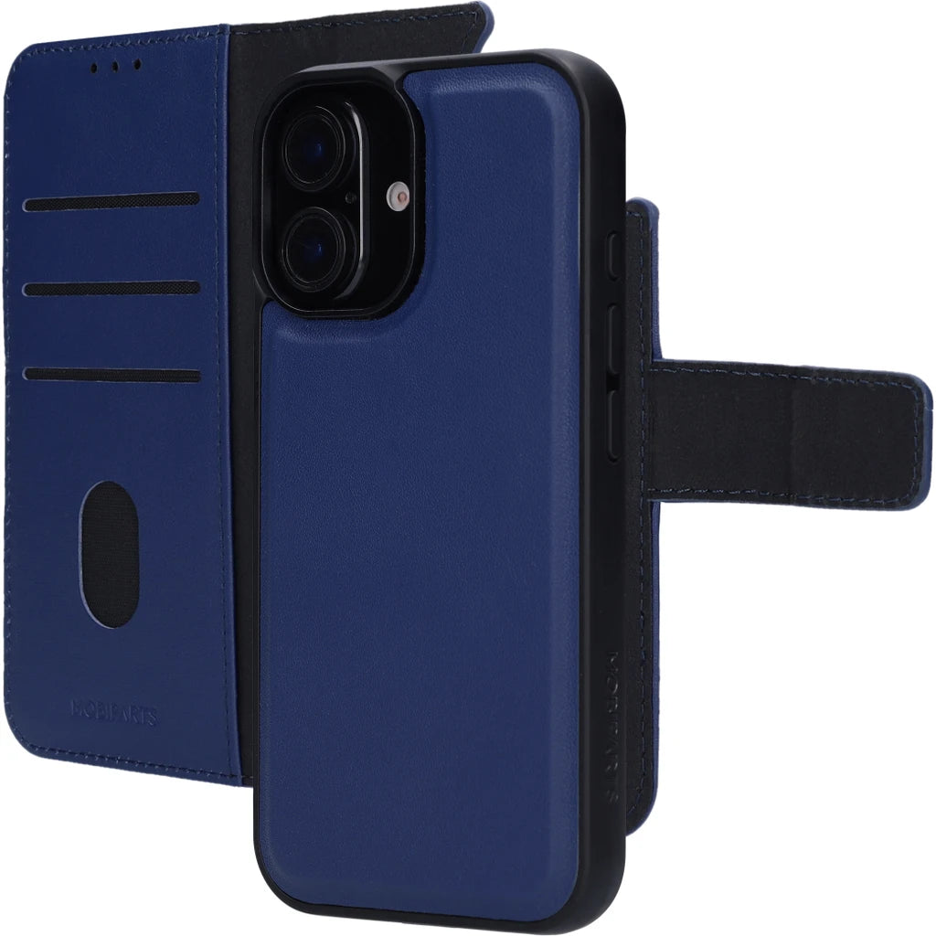 Mobiparts Leather 2 in 1 Wallet Case Apple iPhone Blauw