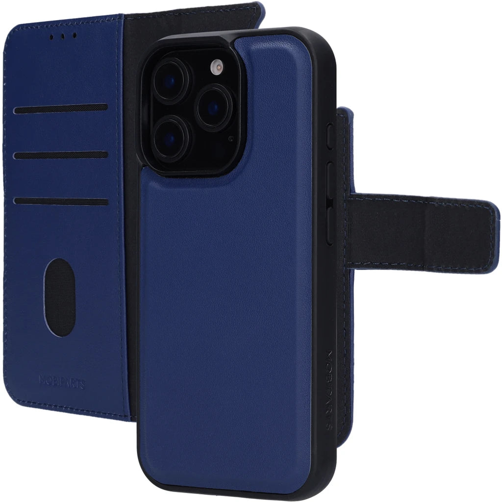 Mobiparts Leather 2 in 1 Wallet Case Apple iPhone Blauw