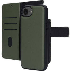 Mobiparts Leather 2 in 1 Wallet Case Apple iPhone Groen