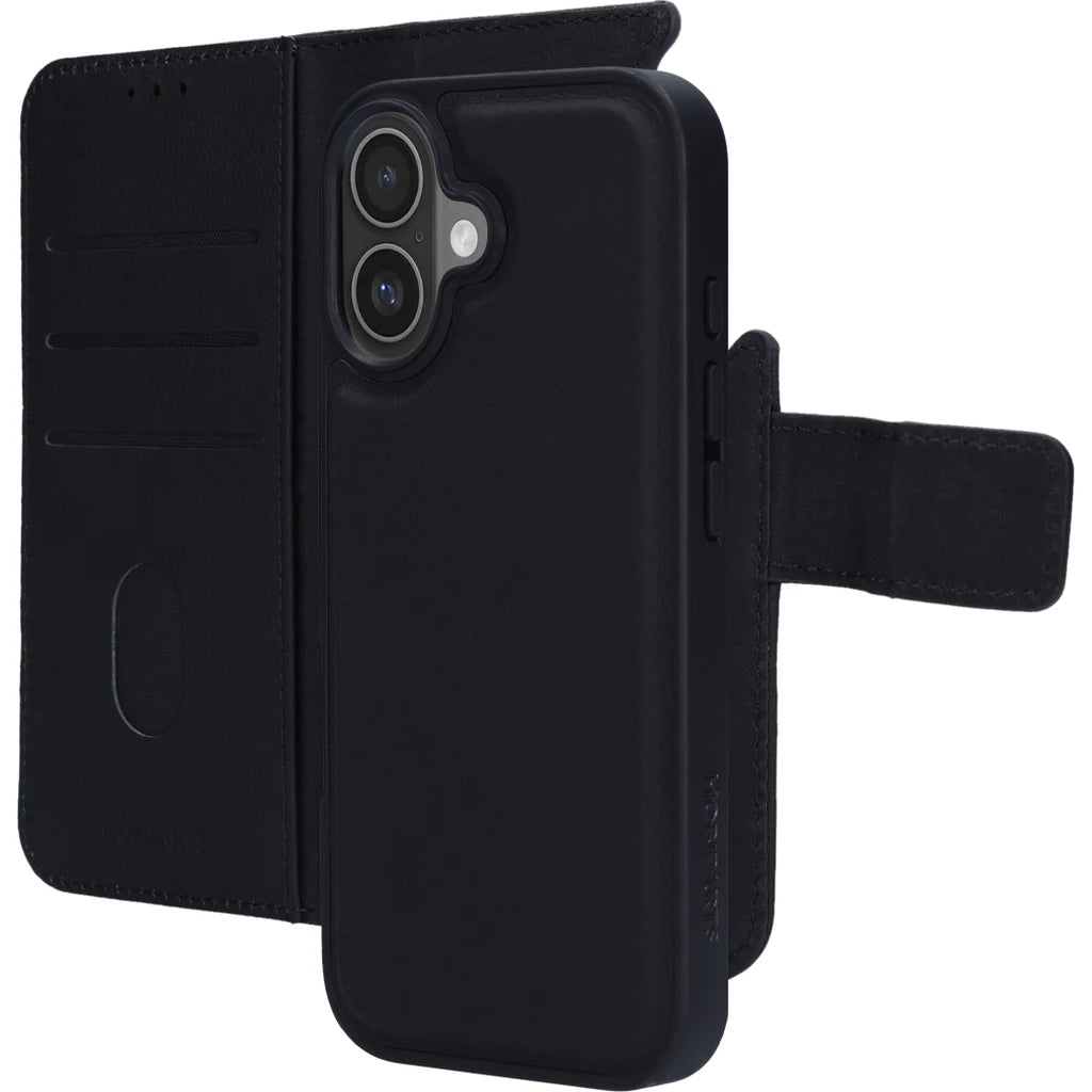 Mobiparts Leather 2 in 1 Wallet Case Apple iPhone Zwart