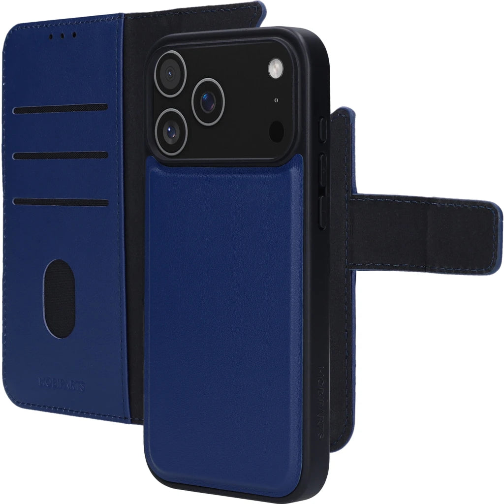 Mobiparts Leather 2 in 1 Wallet Case Apple iPhone Blauw
