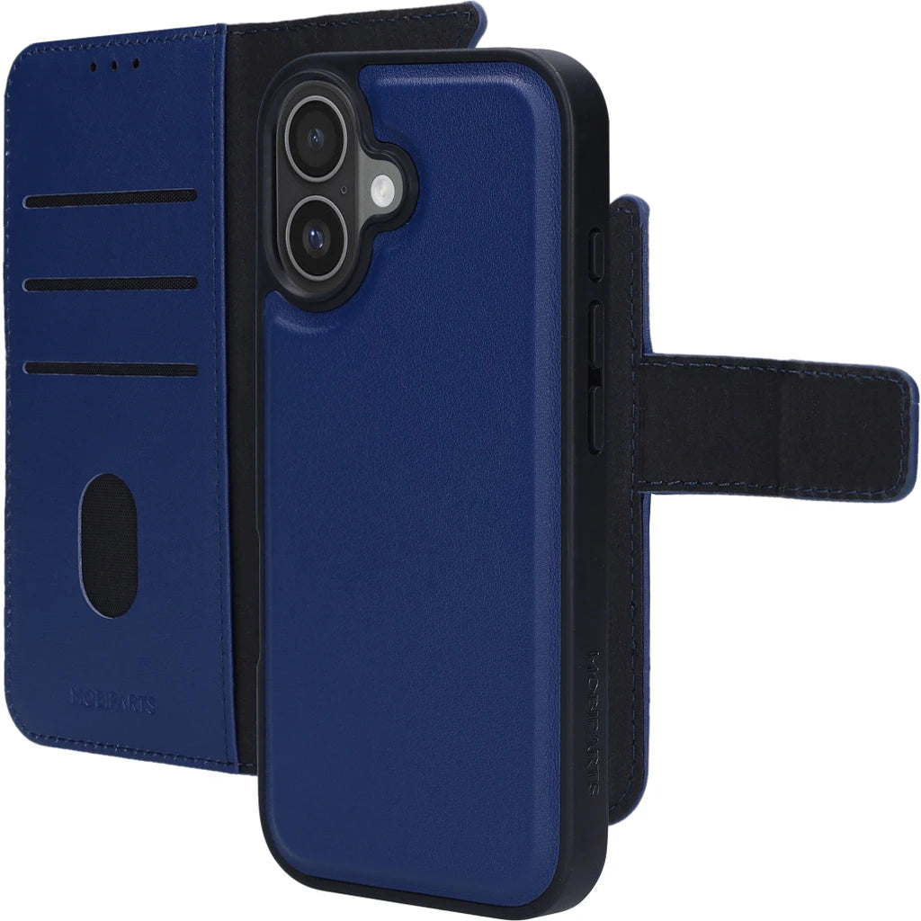 Mobiparts Leather 2 in 1 Wallet Case Apple iPhone Blauw