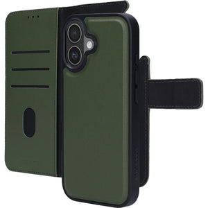 Mobiparts Leather 2 in 1 Wallet Case Apple iPhone Groen