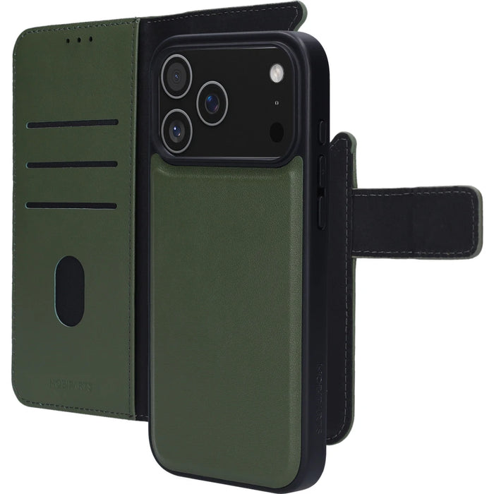 Mobiparts Leather 2 in 1 Wallet Case Apple iPhone Groen