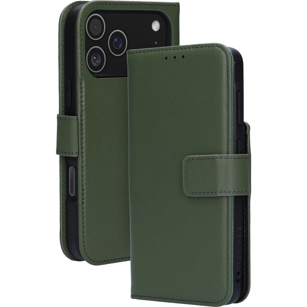 Mobiparts Leather 2 in 1 Wallet Case Apple iPhone Groen