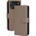 Mobiparts Leather 2 in 1 Wallet Case Apple iPhone Taupe