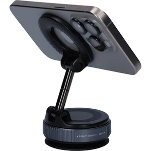 Mobiparts Vacuum Suction Autohouder Dashboard/Raam Zwart