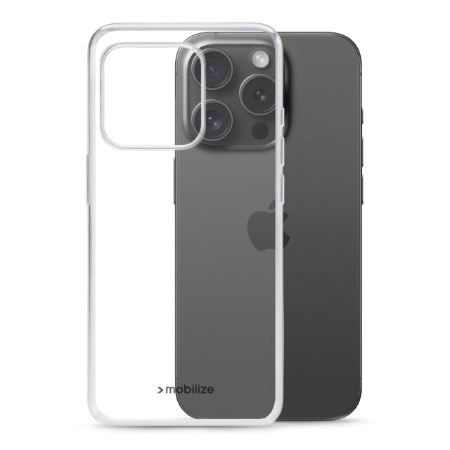 Mobilize Gelly Case - Transparant - iPhone 15 Pro