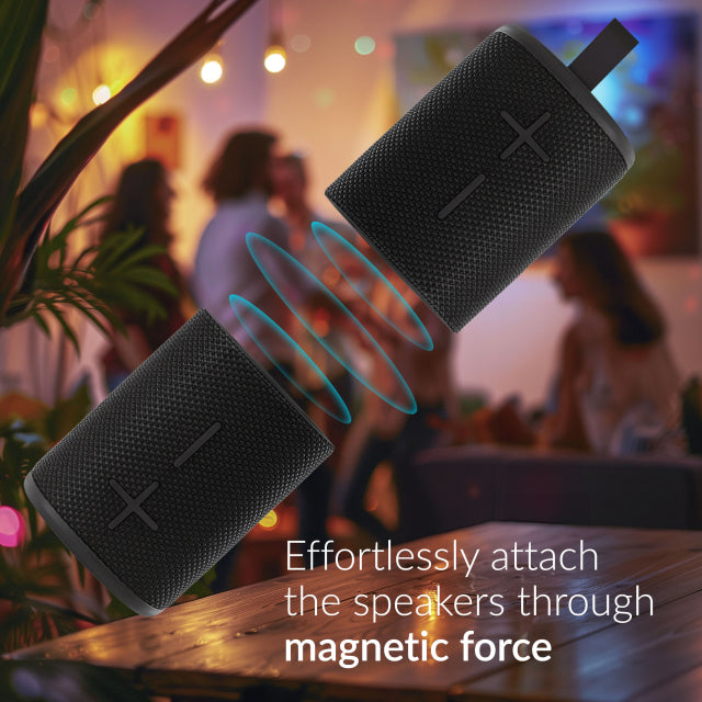 Mobilize 2 in 1 Bluetooth Speakers Zwart