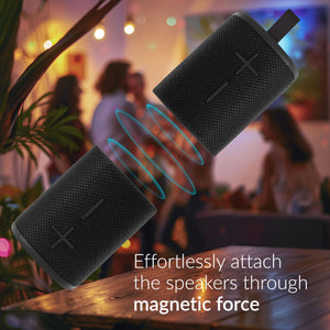 Mobilize 2 in 1 Bluetooth Speakers Zwart