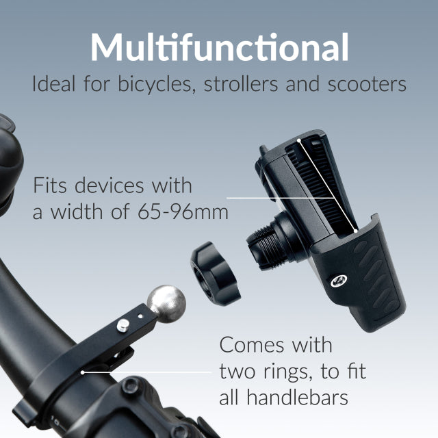 Mobilize Quick Lock Universele Fietshouder Zwart