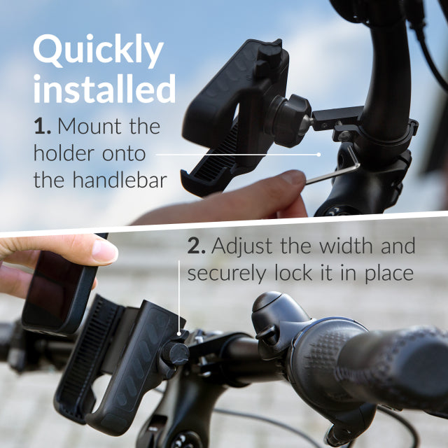 Mobilize Quick Lock Universele Fietshouder Zwart