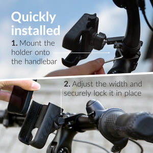 Mobilize Quick Lock Universele Fietshouder Zwart