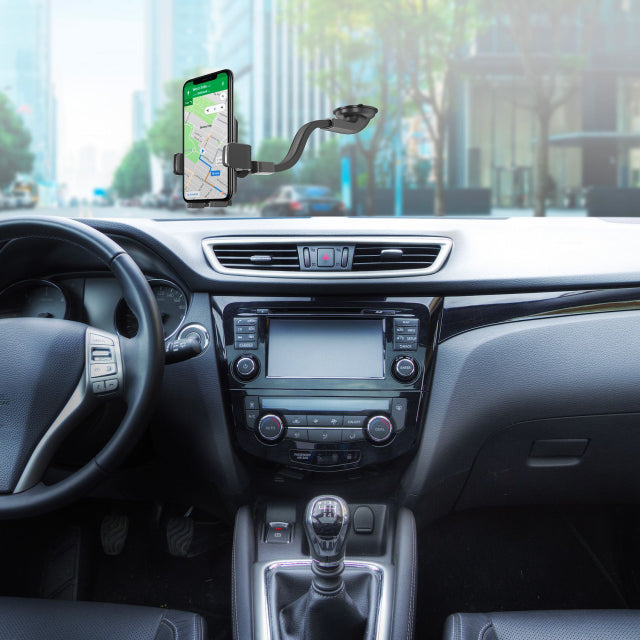 Celly MountFlexPlus Universele Autohouder Dashboard/Raam Zwart
