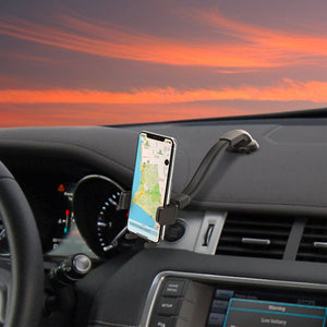 Celly MountFlexPlus Universele Autohouder Dashboard/Raam Zwart
