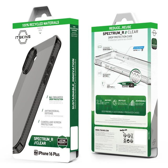 ITSKINS Smoke Hoesje iPhone 16 Plus