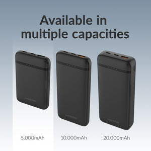 Mobilize Powerbank 5000mAh 10W Zwart